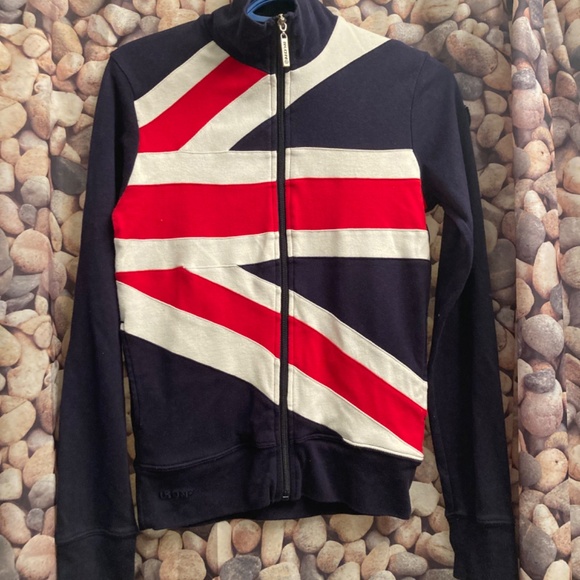 Retro IKON Clothing UK - Women’s zip up Union Jack 100% Cotton - UK size 12 - Picture 3 of 7